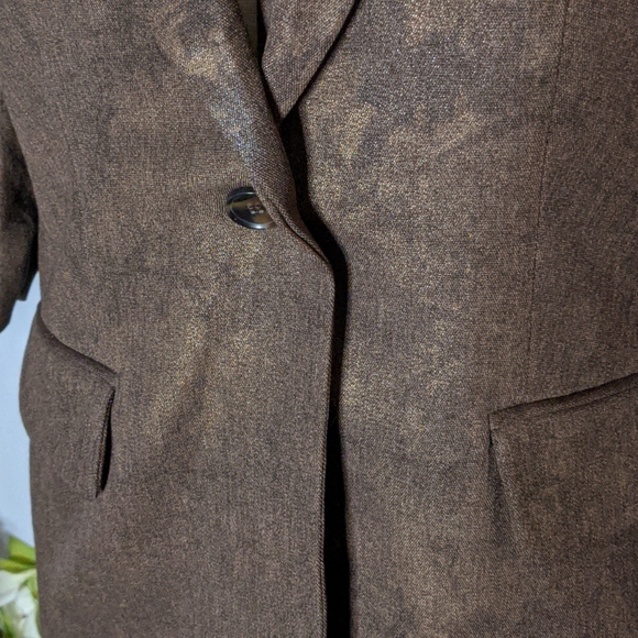 New with tags! Coldwater Creek Brown Blazer Sz 14 - Picture 12 of 12